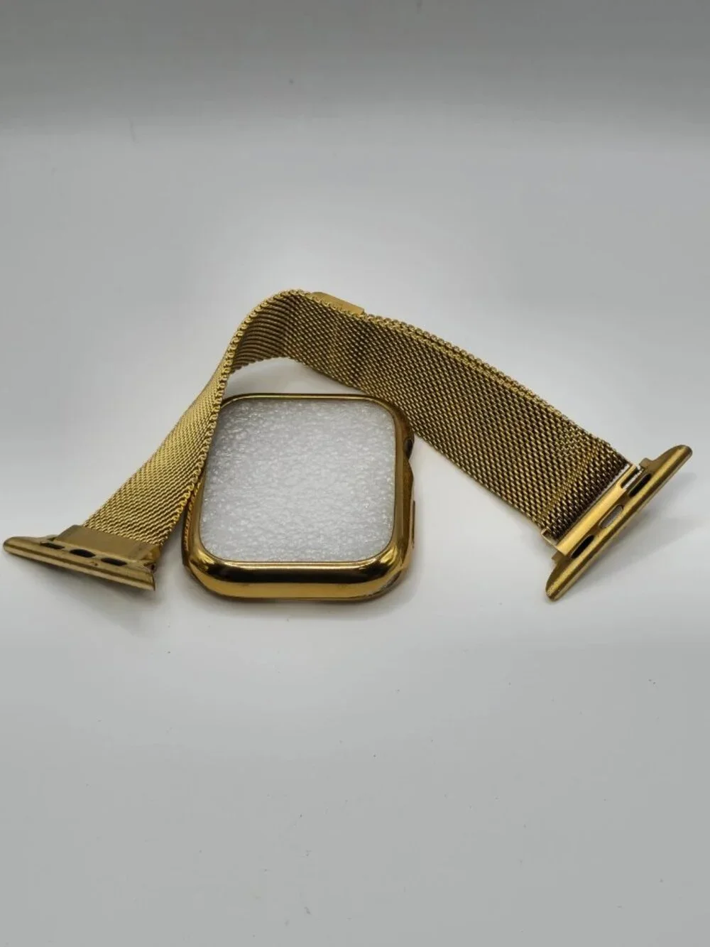 Posh Tech Gold Milanese Apple Watch Band Case Set 42/44/45mm